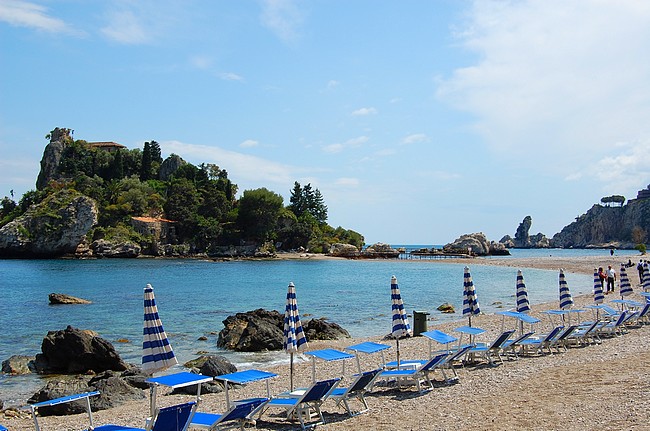 Isola Bella Taormina Szicília