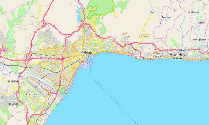 Costa Del Sol térkép