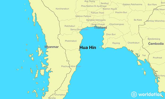 Hua Hin térkép
