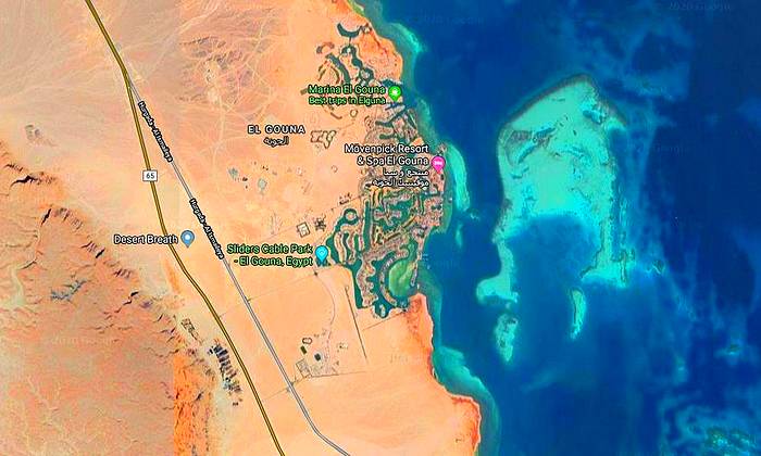 El Gouna térkép