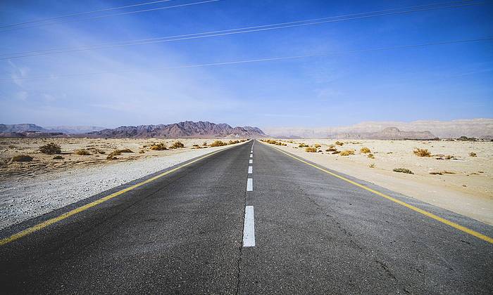 Izrael körutazás térképe