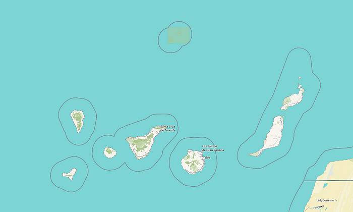 Kanári-szigetek térkép