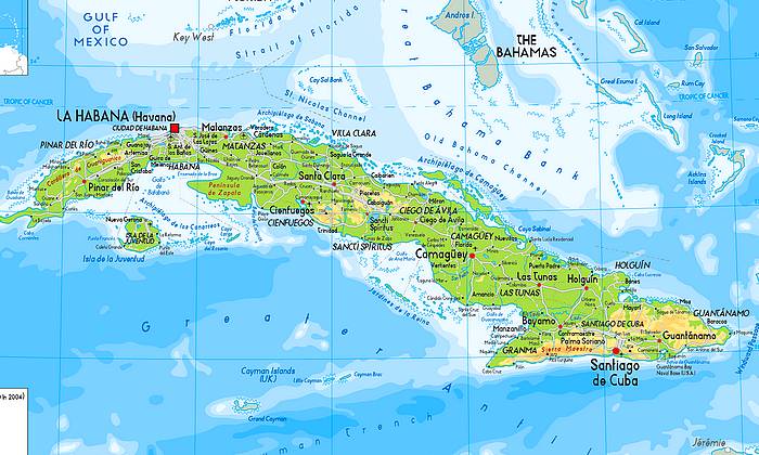 Kuba térkép