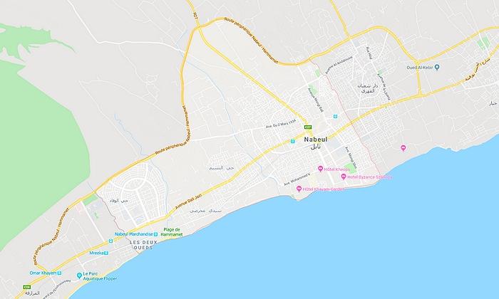 Nabeul térkép