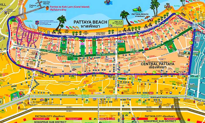 Pattaya térkép