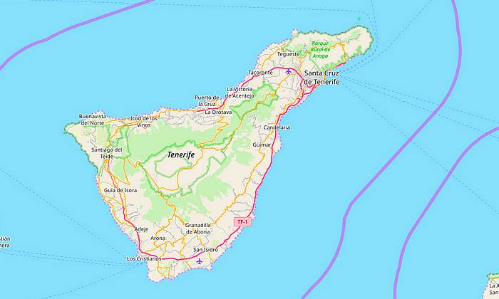 Tenerife térkép