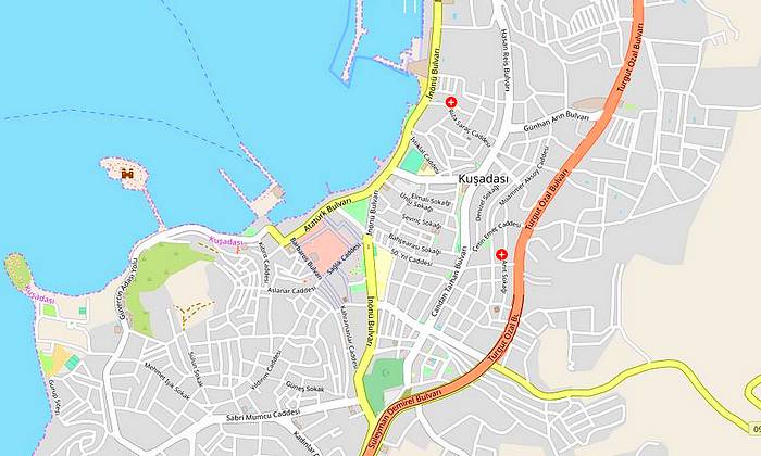 Kusadasi térkép