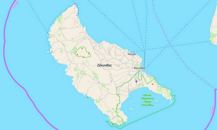 Zakynthos térkép