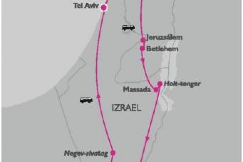 Izraeli körutazás pihenéssel Eilat tengerpartján 2022