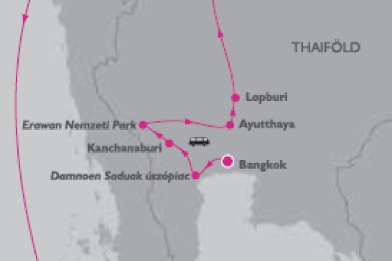 Körutazás Bangkoktól Észak-Thaiföldig pihenéssel Krabi tengerpartján 2024