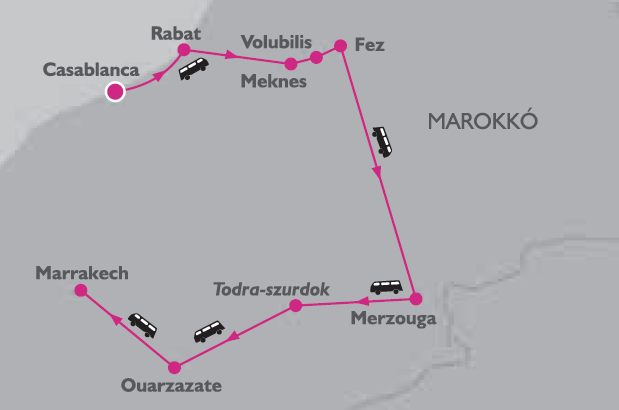 Mesebeli Marokkó - csoportos körutazás ősszel