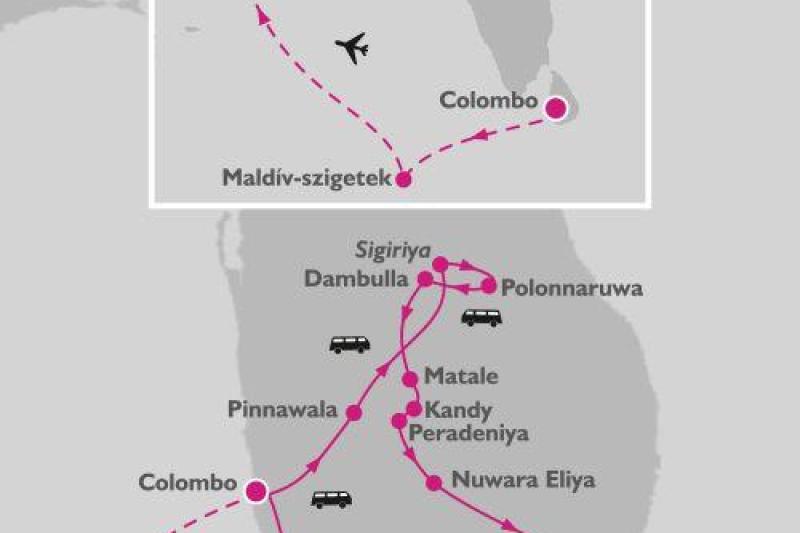 Srí Lanka körutazás tengerparti pihenéssel 2024. február 14-26.