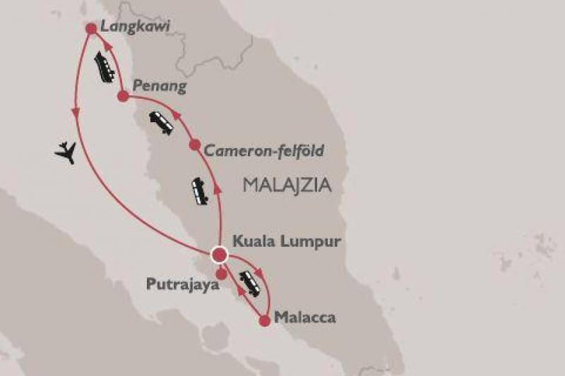 Szilveszteri kalandozás a Maláj - félszigeten pihenéssel Langkawi szigetén 2023-2024