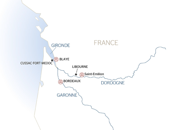 Franciaországi folyami csoportos hajóút 2026 – Bordeaux és a Garonne borvidékén