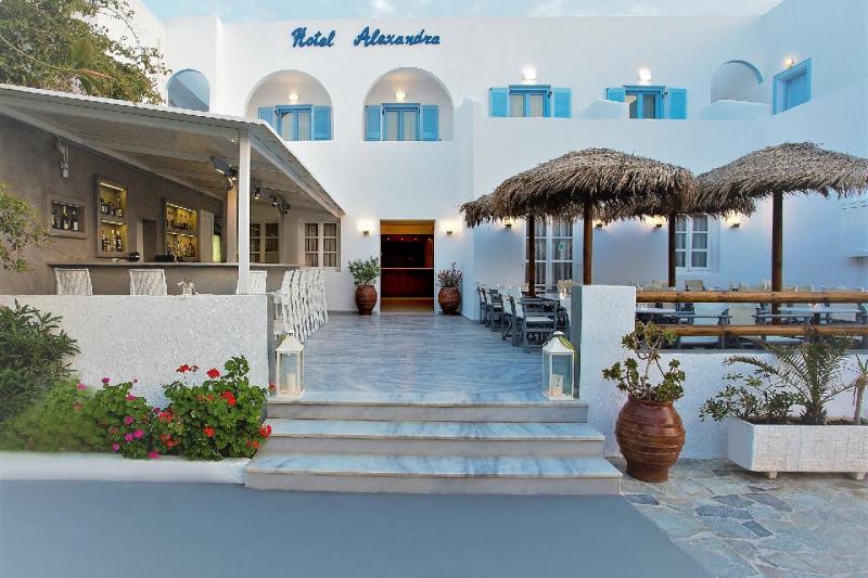 Szantorini Kamari utazás Alexandra Hotel