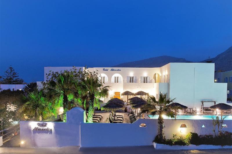 Szantorini Kamari utazás Alexandra Hotel