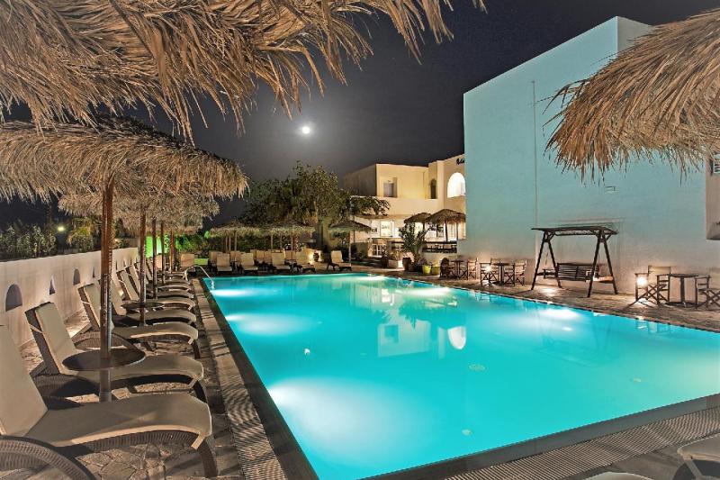 Szantorini Kamari utazás Alexandra Hotel