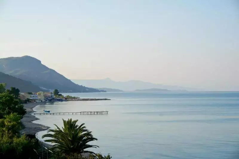 Galini Beach Apartmanház Korfu