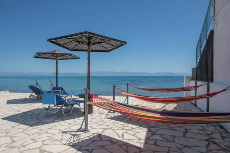 Galini Beach Apartmanház Korfu