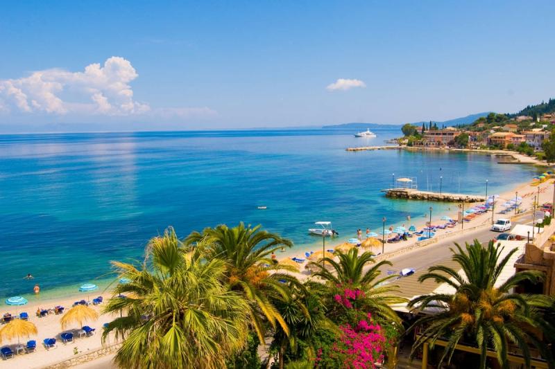 Korfu Benitses utazás Potamaki Beach Hotel