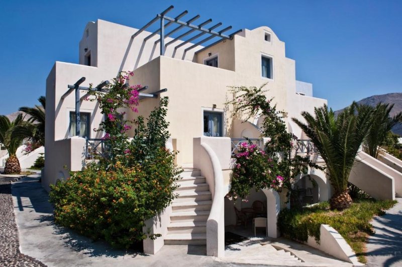 Szantorini Perissa utazás Atlantis Beach Villa