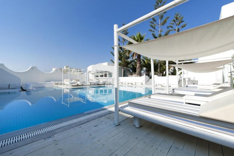 Szantorini Fira utazás Daedalus Hotel