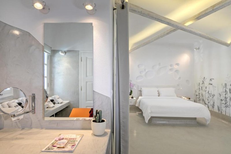 Szantorini Perissa utazás Kouros Village