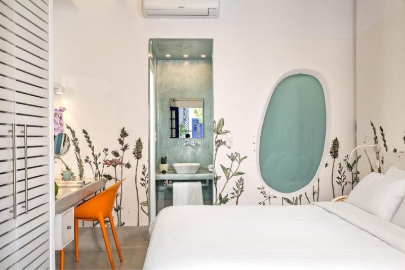 Szantorini Perissa utazás Kouros Village