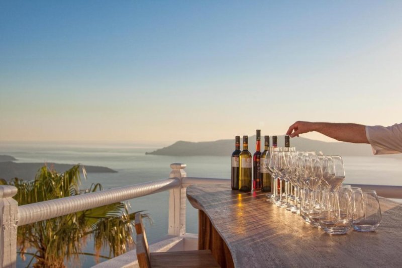 Szantorini Fira utazás Mill Houses Elegant Suites