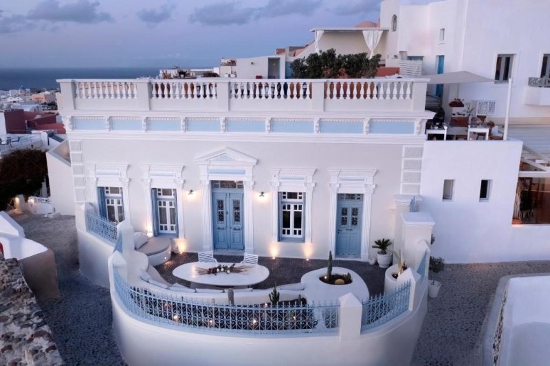 Szantorini Oia utazás Oia Mansion