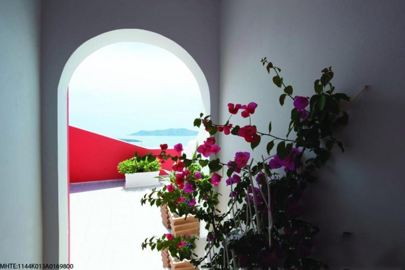 Szantorini Fira utazás Theoxenia Hotel