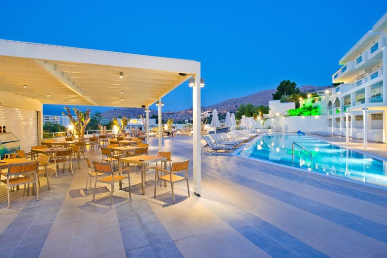 Rodosz utazás Lindos White Hotel