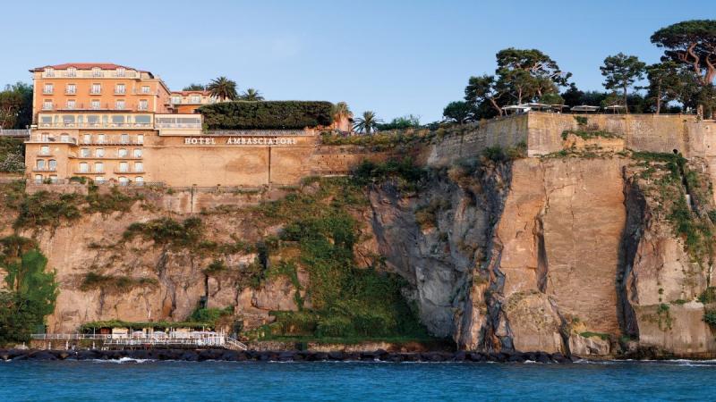 Nápoly Sorrento utazás Grand Hotel Ambasciatori