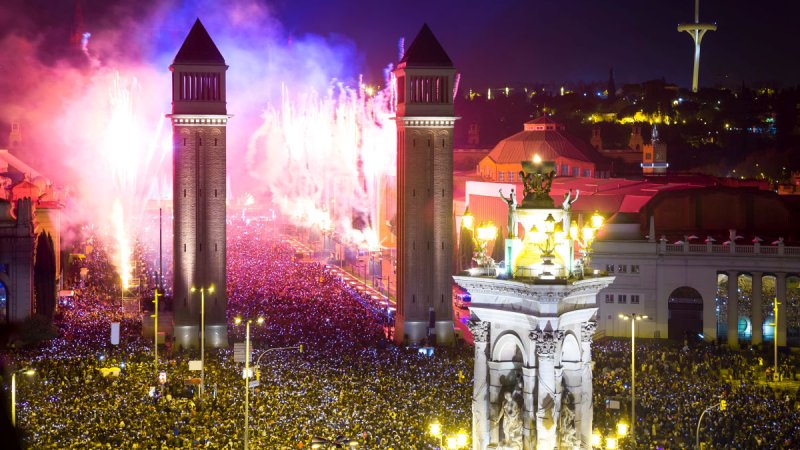 Szilveszter Barcelonában