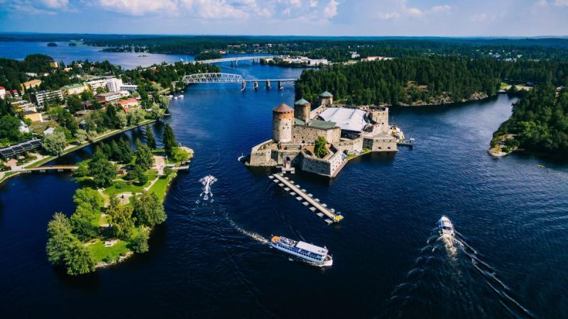 Skandináv Nyár A Finn Tóvidéken