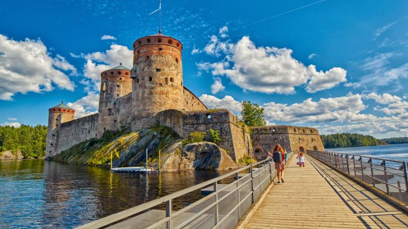 Skandináv Nyár A Finn Tóvidéken