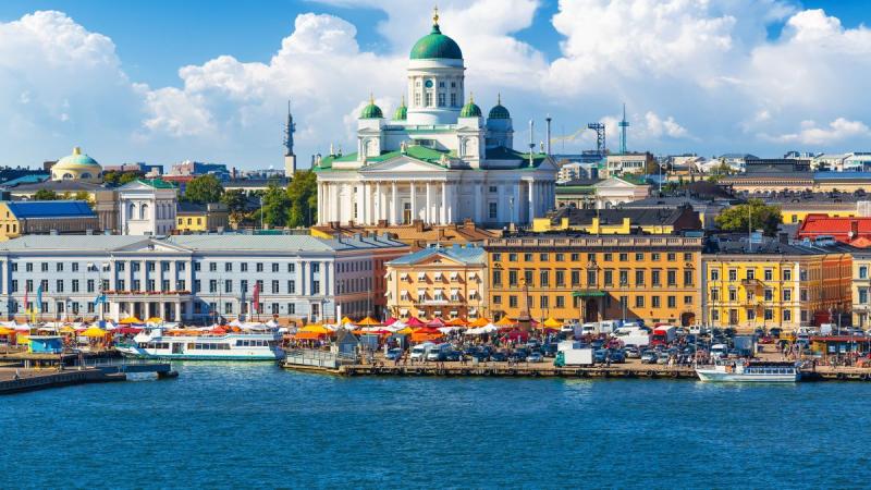 Skandináv Nyár A Finn Tóvidéken