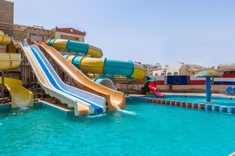 King Tut Aqua Park Beach Hurghada