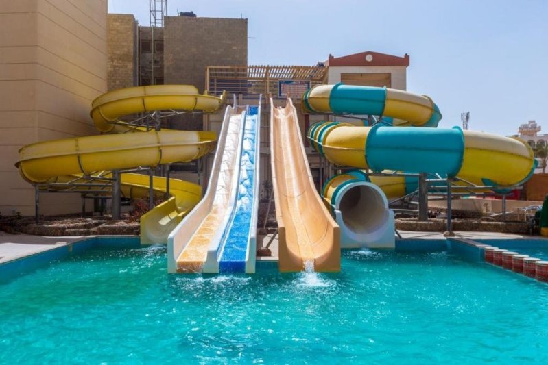 King Tut Aqua Park Beach Hurghada