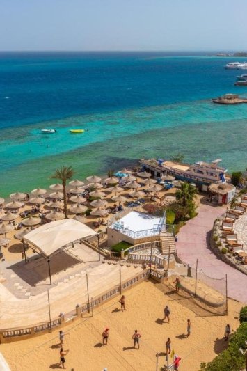 King Tut Aqua Park Beach Hurghada
