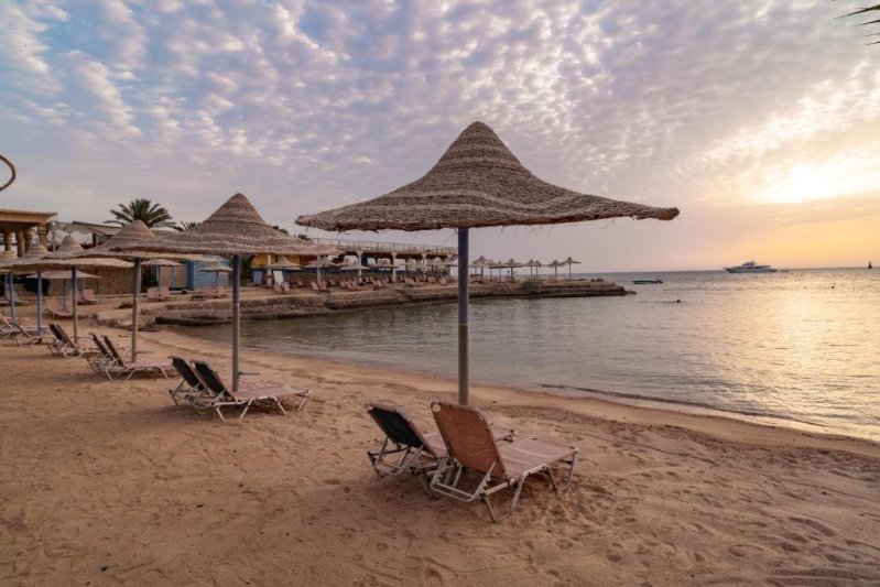 King Tut Aqua Park Beach Hurghada