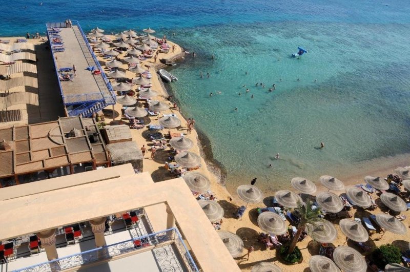King Tut Aqua Park Beach Hurghada