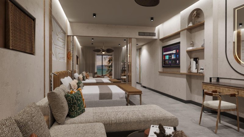 Deluxe Swim Up Forest View