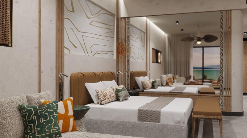 Deluxe Swim Up Forest View