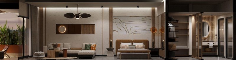 Deluxe Swim Up Forest View