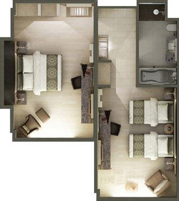 Deluxe Pool Family Room