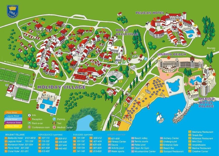 Napospart utazás Marina Beach