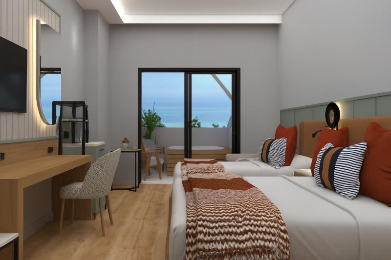 Standard Room Sea View With Jacuzzi