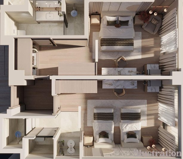 Family Room Side Sea View