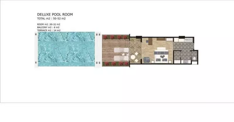 Swim Up Room